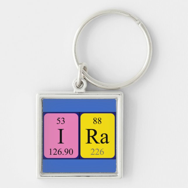 Ira Periodenschlüsselring Schlüsselanhänger (Vorne)