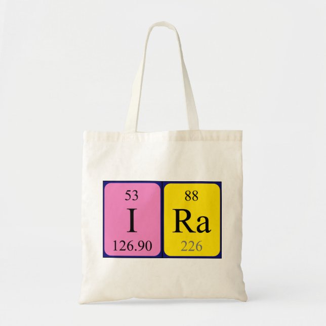 Ira Periodischer Tabellenname Tragetasche (Vorne)