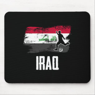 Irak Fahne Jersey Irakische Fußballmannschaft Irak Mousepad