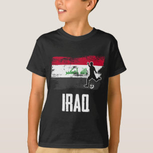 Irak Fahne Trikot Irakische Fußballmannschaft Irak T-Shirt