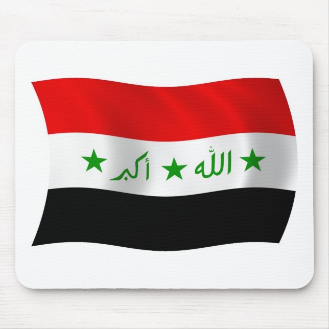 Irak Flag Mauspad (Vorne)