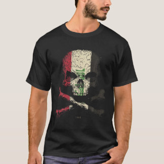 Irak Flag Skull Crossbones T-Shirt