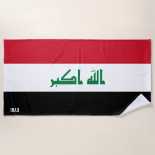 Irak Flag Splendid Patriotic Strandtuch