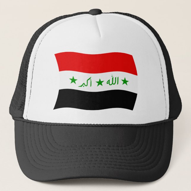 Irak-Flag Truckerkappe (Vorderseite)