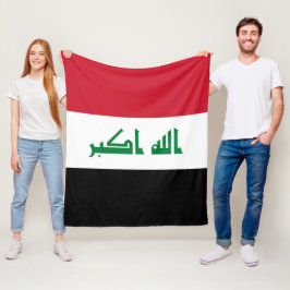 Irak-Flagge Fleecedecke