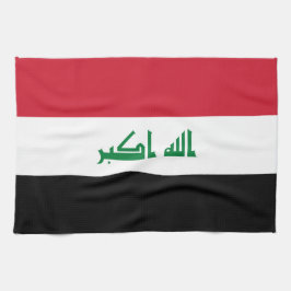 Irak-Flagge Geschirrtuch