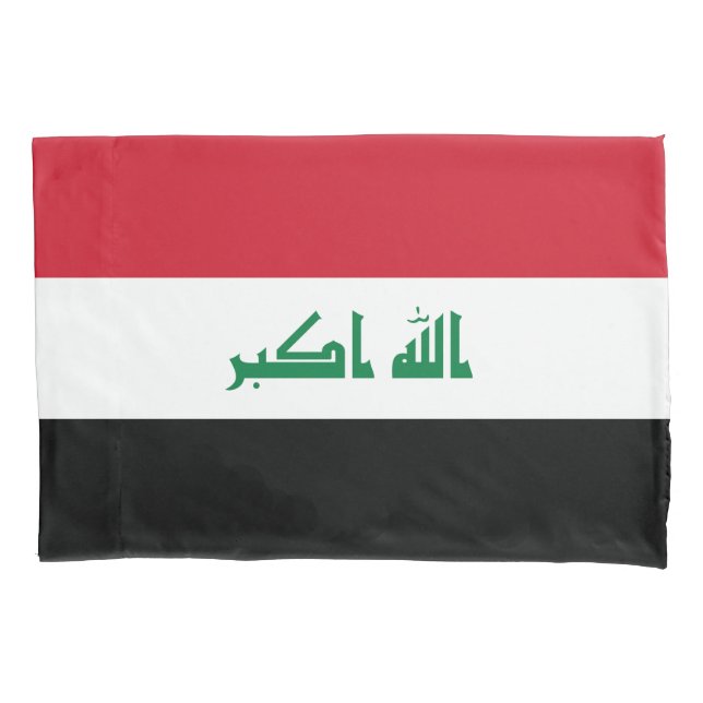Irak-Flagge Kissenbezug (Vorderseite)