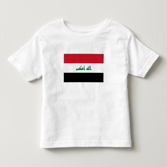 Irak-Flagge Kleinkind T-shirt (Vorderseite)