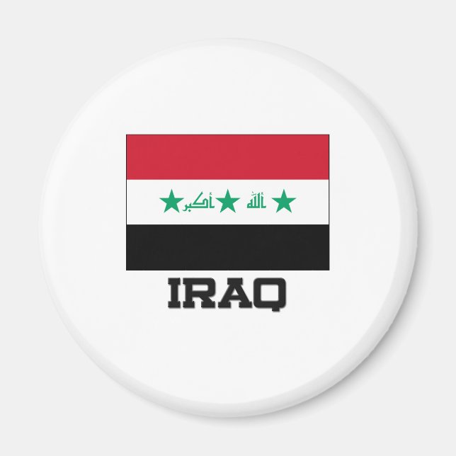 Irak-Flagge Magnet (Vorne)