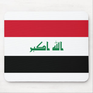 Irak-Flagge Mousepad