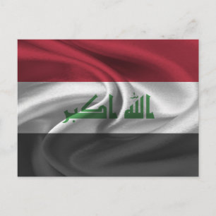 Irak-Flagge Postkarte