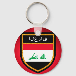 Irak-Flagge Schlüsselanhänger