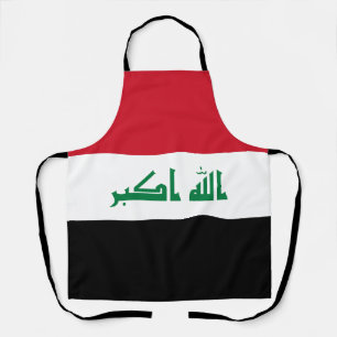 Irak-Flagge Schürze
