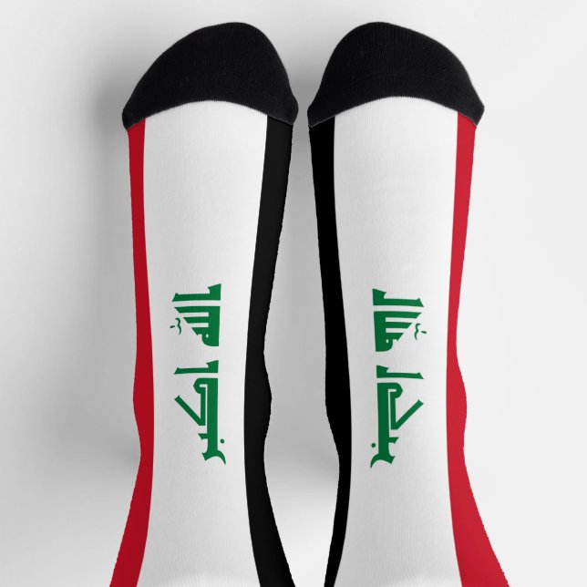 Irak-Flagge Socken (Oben)
