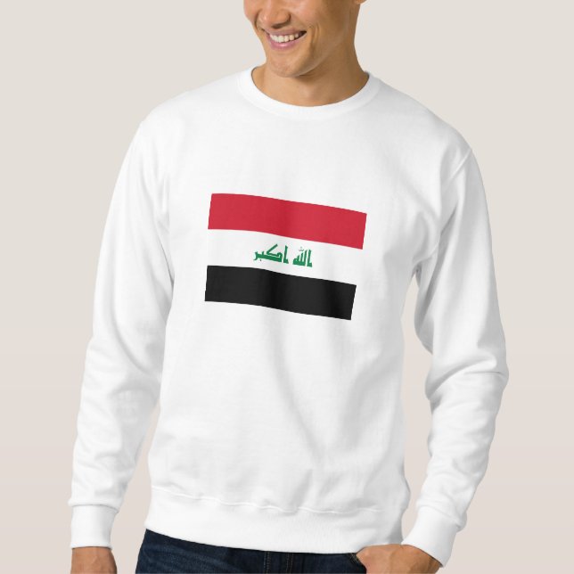 Irak-Flagge Sweatshirt (Vorderseite)