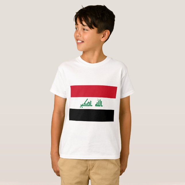 Irak-Flagge T-Shirt (Vorne ganz)