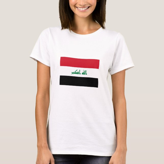 Irak-Flagge T-Shirt (Vorderseite)