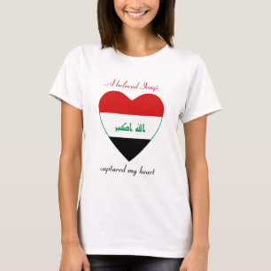 Irak-Flagge T-Shirt für den Schatz
