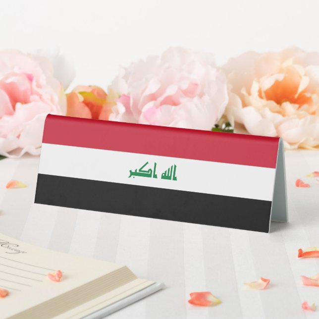 Irak-Flagge Tischaufsteller (In Situ (Hochzeit))
