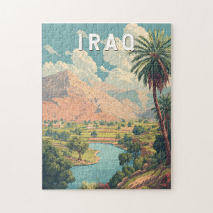Irak Illustration Reise Kunst Vintage