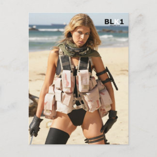 Irak-Krieg Postkarte - Swimsuit Model VJ7T5810