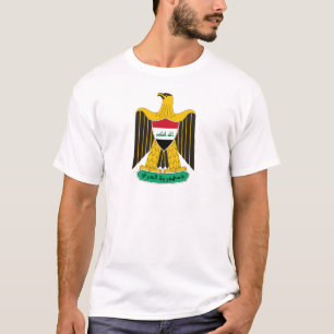 Irak Landeswappen Symbol Emblem Flagge Adler T-Shirt