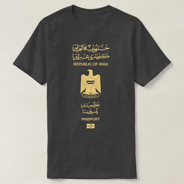 Irak Pass T-Shirt (Design vorne)