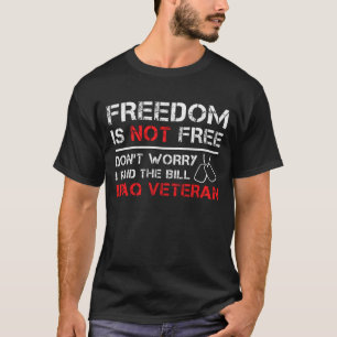 Irak Veteran OIF OEF US Militärische irakische Fre T-Shirt