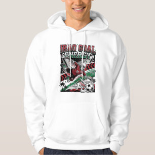 Irak Ziel Energie Skelett Stürmer Nationen Fett Fu Hoodie