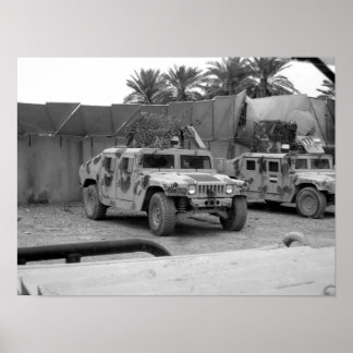 Irakische Armee Humvee (M-1151) Poster