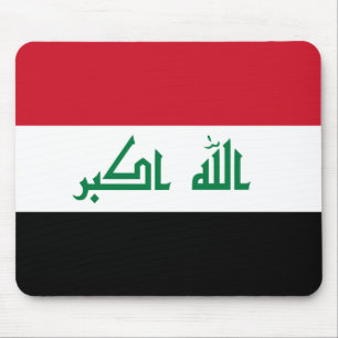 irakische Flagge Mousepad