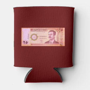 Irakischer Dinar mit Saddam Hussein Dosenkühler