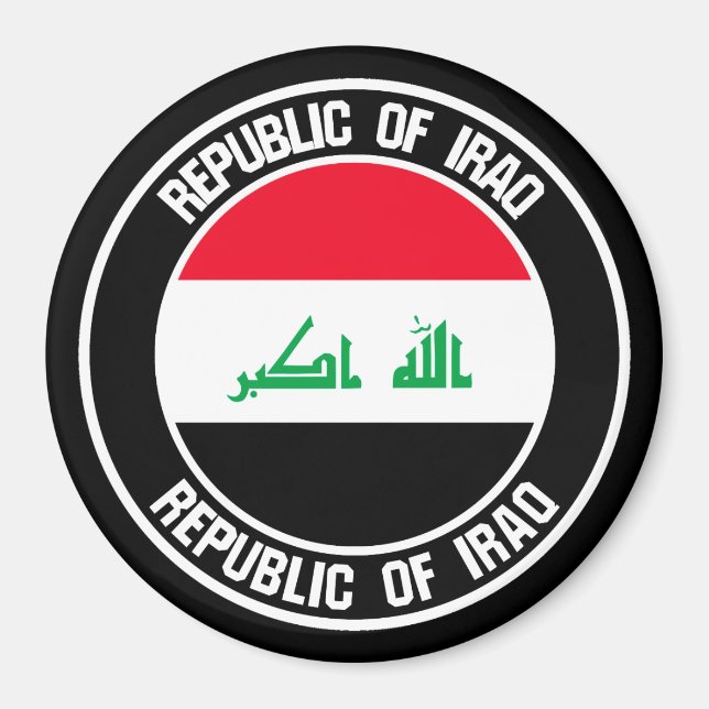 Irakrunde Magnet (Vorne)