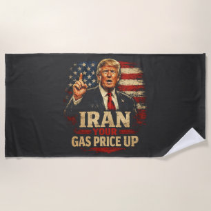 Iran erhöht Ihren Gaspreis Strandtuch