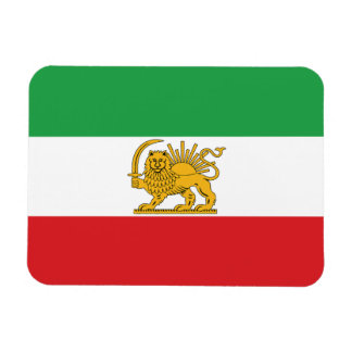 Iran Flag Lion And Sun Shah of Iran Flag Magnet