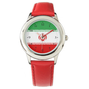 Iran-Flagge Armbanduhr