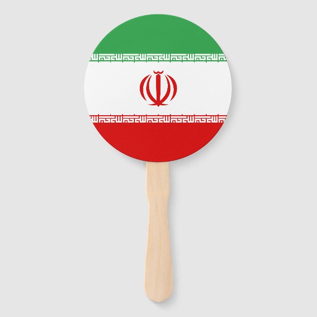 Iran-Flagge Fächer (Rückseite)