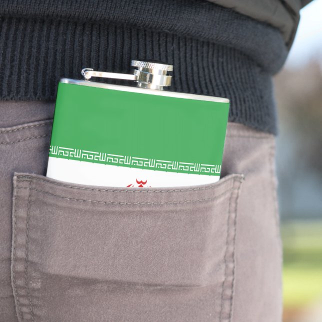 Iran-Flagge Flachmann (Beispiel)