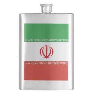 Iran-Flagge Flachmann