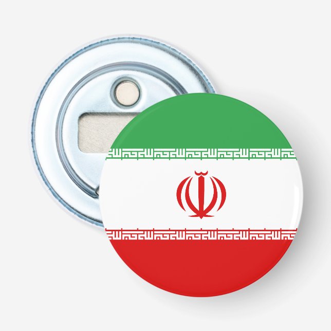 Iran-Flagge Flaschenöffner (Vorderseite)