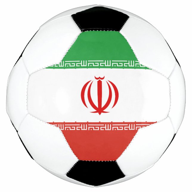 Iran-Flagge Fußball (Vorderseite)