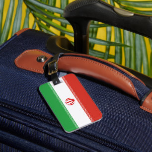 Iran-Flagge Gepäckanhänger