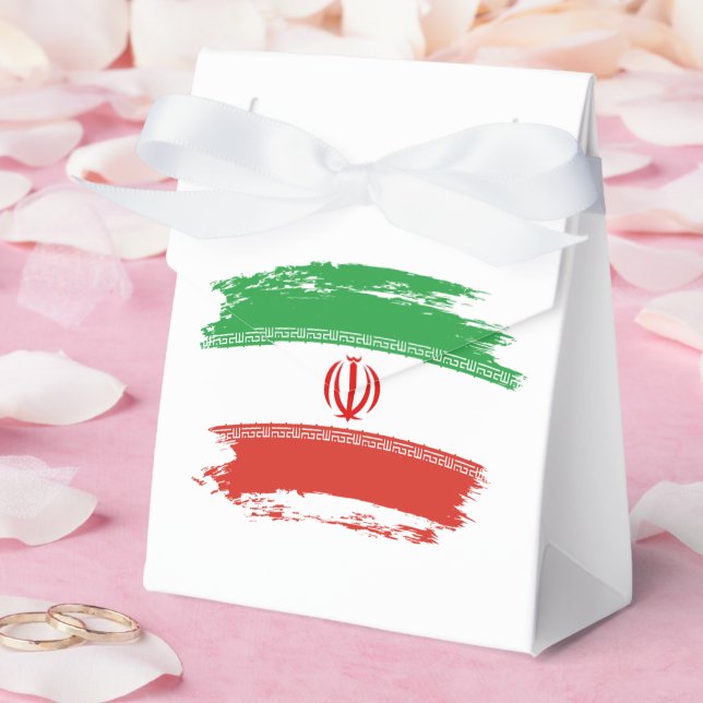 Iran-Flagge Geschenkschachtel (Hochzeit)