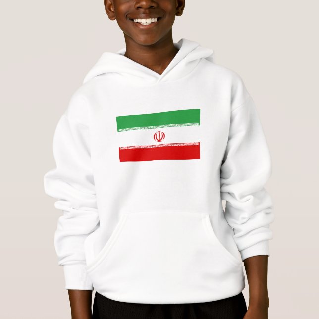 Iran-Flagge Hoodie (Vorderseite)