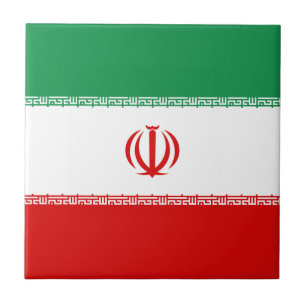 Iran-Flagge Keramikfliese