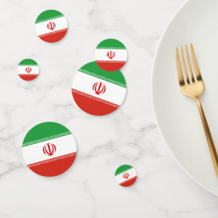 Iran-Flagge Konfetti