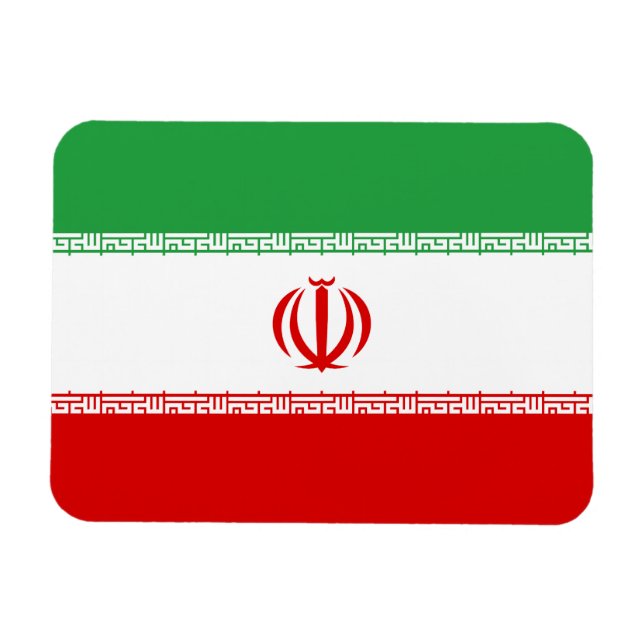 Iran-Flagge Magnet (Horizontal)