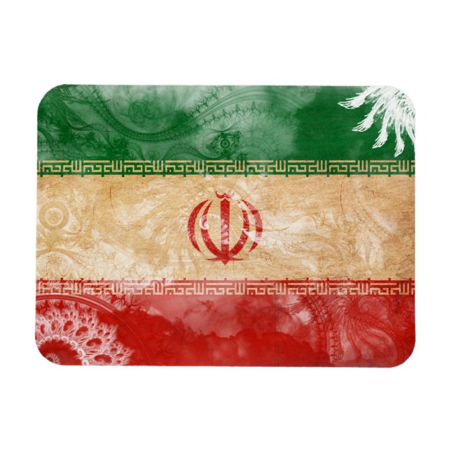 Iran-Flagge Magnet (Horizontal)