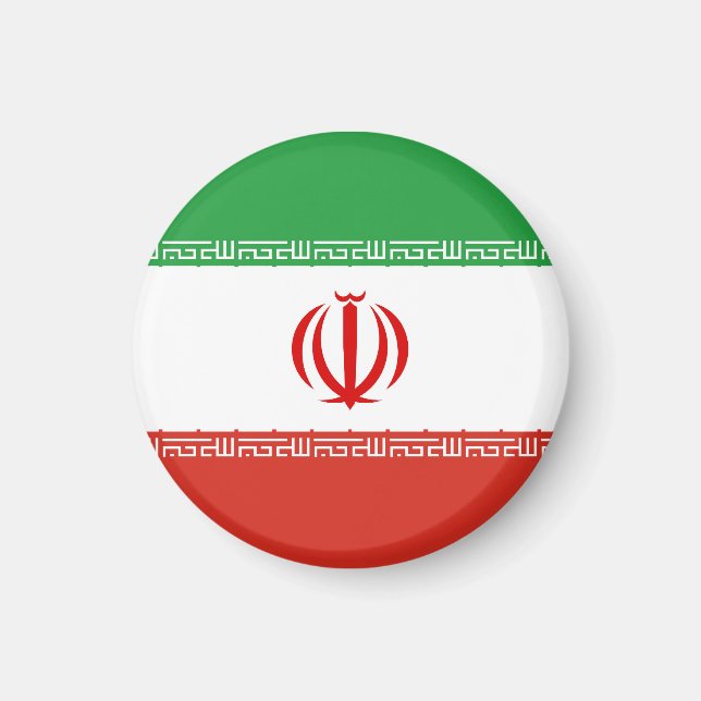 Iran-Flagge Magnet (Vorne)