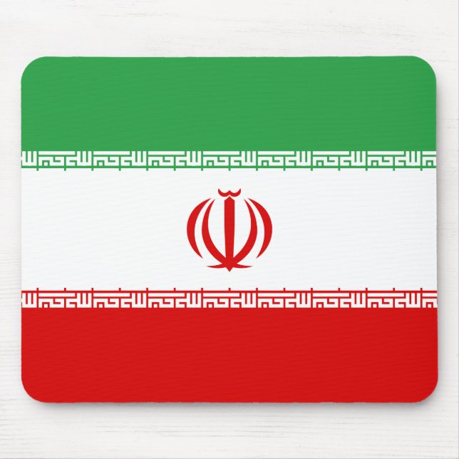 Iran-Flagge Mousepad (Vorne)